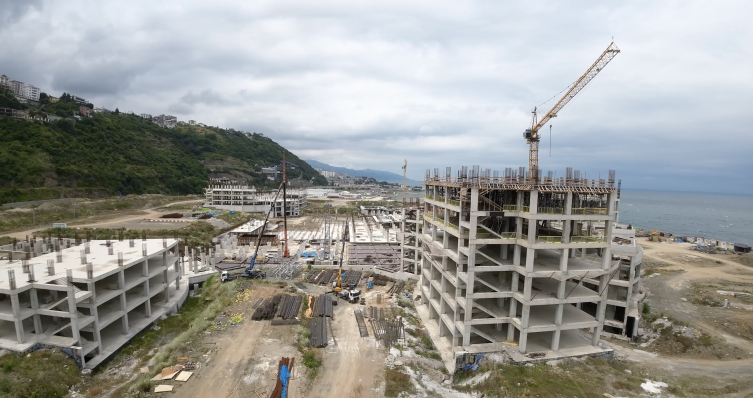 Trabzon Şehir Hastanesi inşaatı yükseliyor
