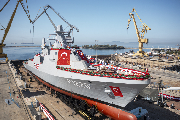 Geçtiğimiz günlerde düzenlenen törende Türk askeri tersaneciliğinin geldiği başarılı nokta da bir kez daha görüldü. (Foto: AA)