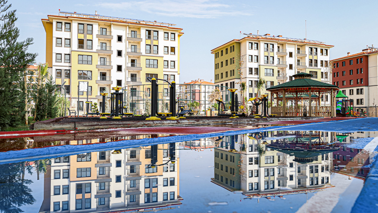 İslahiye'de tamamlanan afet konutları teslime hazırlanıyor