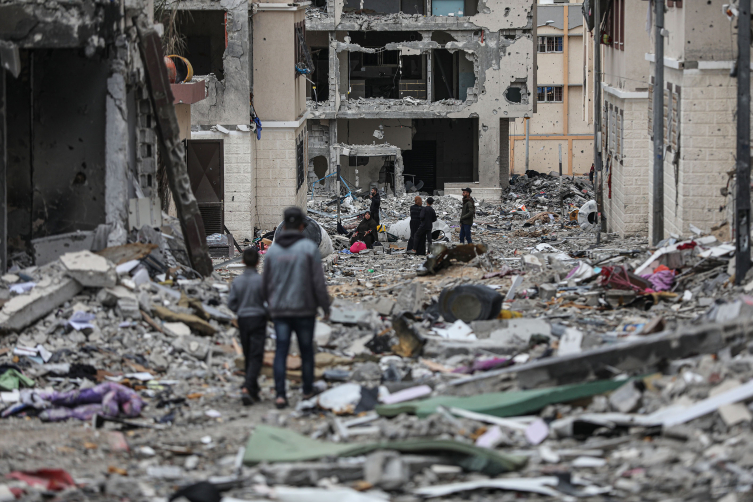 İsrail, Gazze'yi 9 haftadır bombalıyor. Fotoğraf: AA