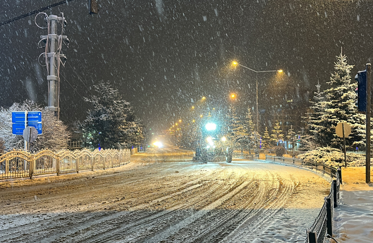 Erzurum, Tunceli, Ağrı, Ardahan ve Kars'ta kar yağışı etkili oluyor