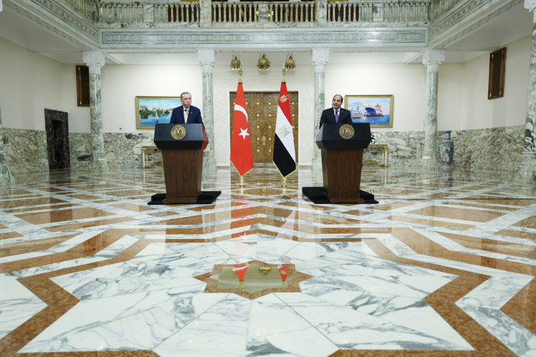 Cumhurbaşkanı Erdoğan: Gazze'nin yeniden imarı için Mısır'la ortak çalışmaya hazırız
