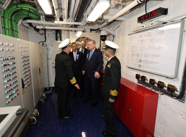 Cumhurbaşkanı Erdoğan: Kendi savaş gemisini yapan 10 ülkeden biriyiz