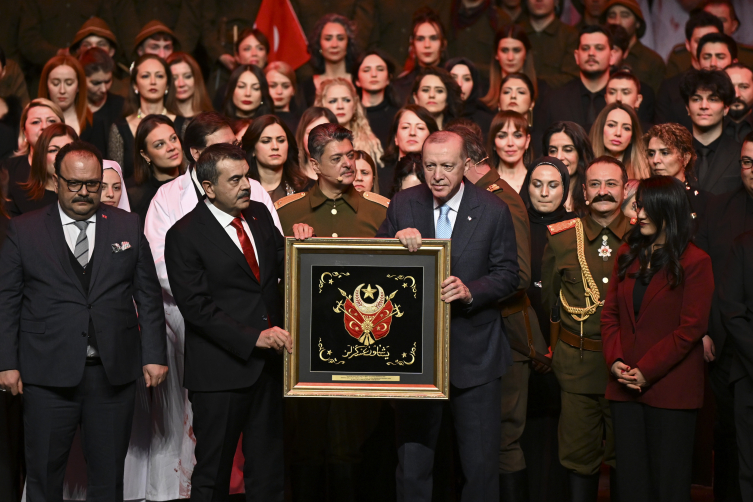 Cumhurbaşkanı Erdoğan, "Şüheda 1915" Tiyatro Gösterimi'ni izledi