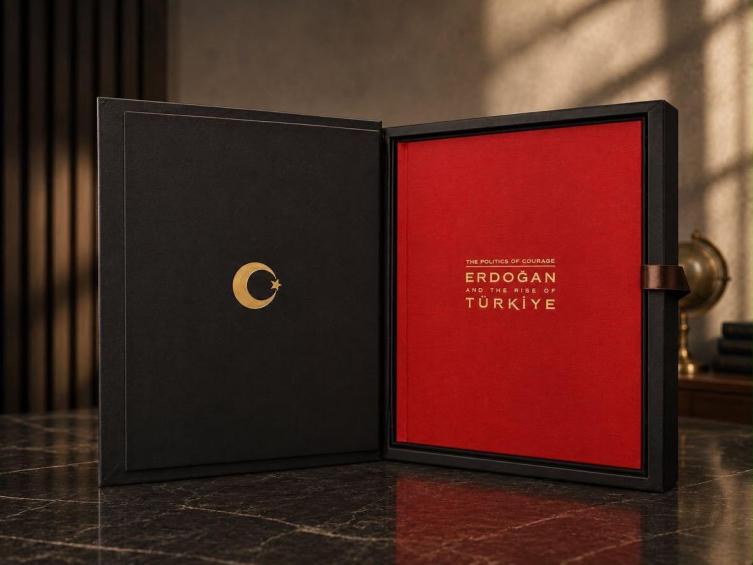 Cumhurbaşkanı Erdoğan, liderlere "The Politics of Courage: Erdoğan and the Rise of Türkiye" kitabını takdim etti