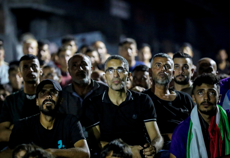 Gazze'de İspanya şampiyonluğu coşkusu