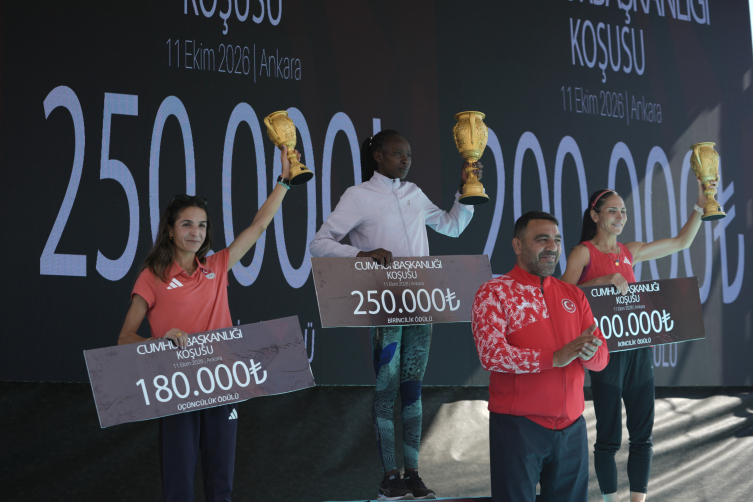 Cumhurbaşkanlığı Yarı Maratonu tamamlandı