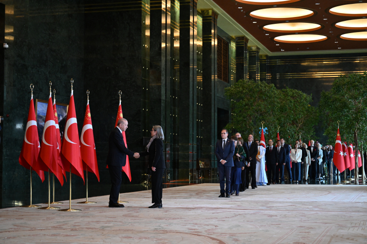Cumhurbaşkanı Erdoğan, tebrikleri kabul etti