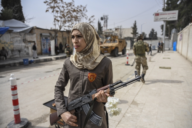 Cerablus'ta kadınlar artık özgürce dolaşabiliyor