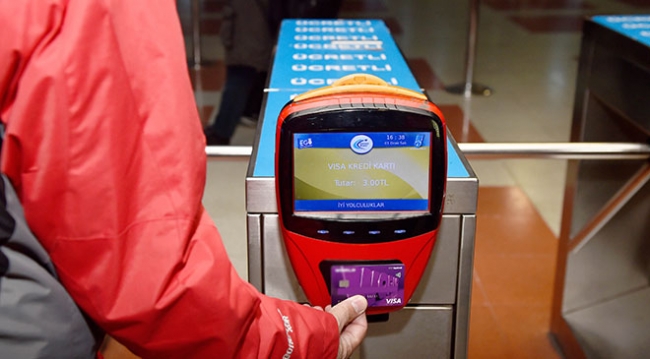 Ankaralılar kredi kartıyla ulaşımı sevdi