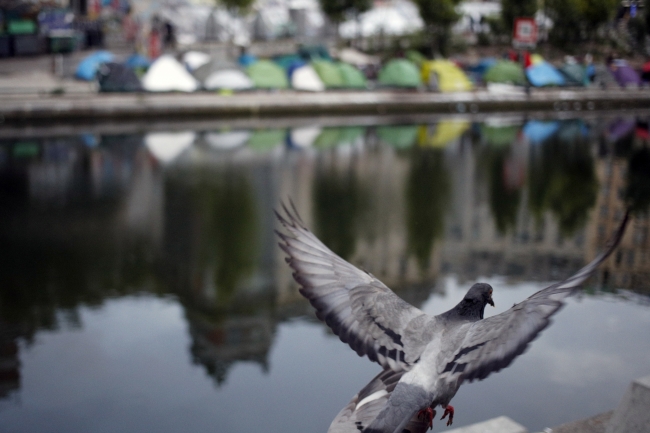 Fransa yine göçmen kamplarını hedef aldı