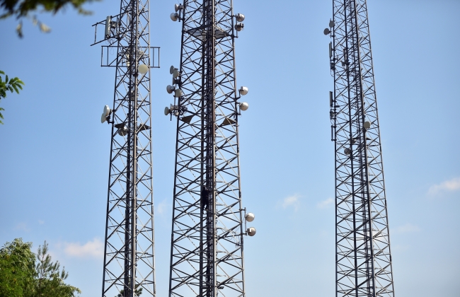 George Floyd için tehlikeli tırmanış drone ile görüntülendi