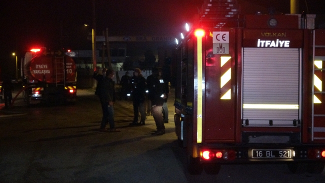 Bursa'da geri dönüşüm fabrikasında yangın