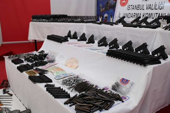 İstanbul'da kaçak silah atölyesine baskın