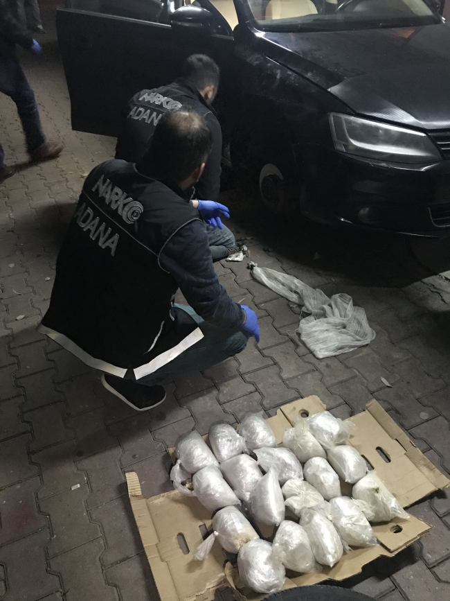 Adana'da uyuşturucu operasyonu