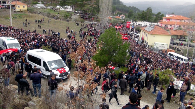 Afrin şehidi Fuat Demir, son yolculuğuna uğurlandı