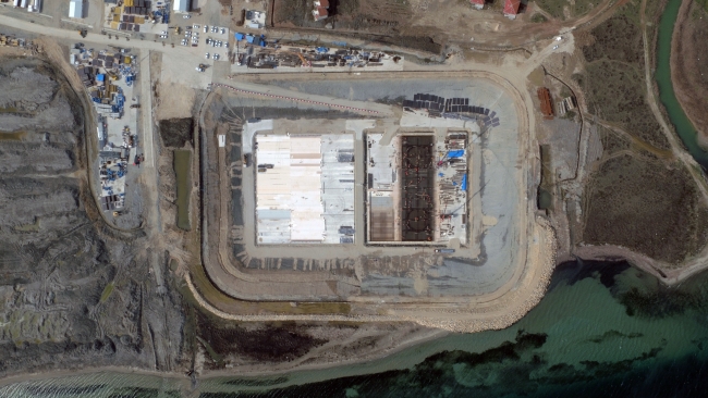 1915 Çanakkale Köprüsü’nde çalışmalar drone ile görüntülendi