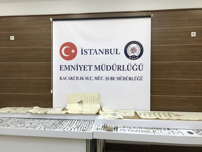 İstanbul'da bin 512 parça tarihi eser ele geçirildi