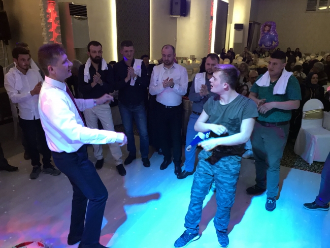 Tek hayali askerlik olan Down sendromlu gence asker eğlencesi yapıldı