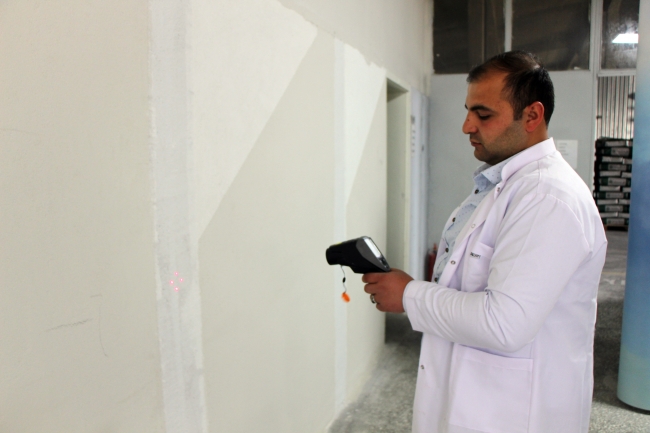 Binalar için yanmayan yerli yalıtım sıvası