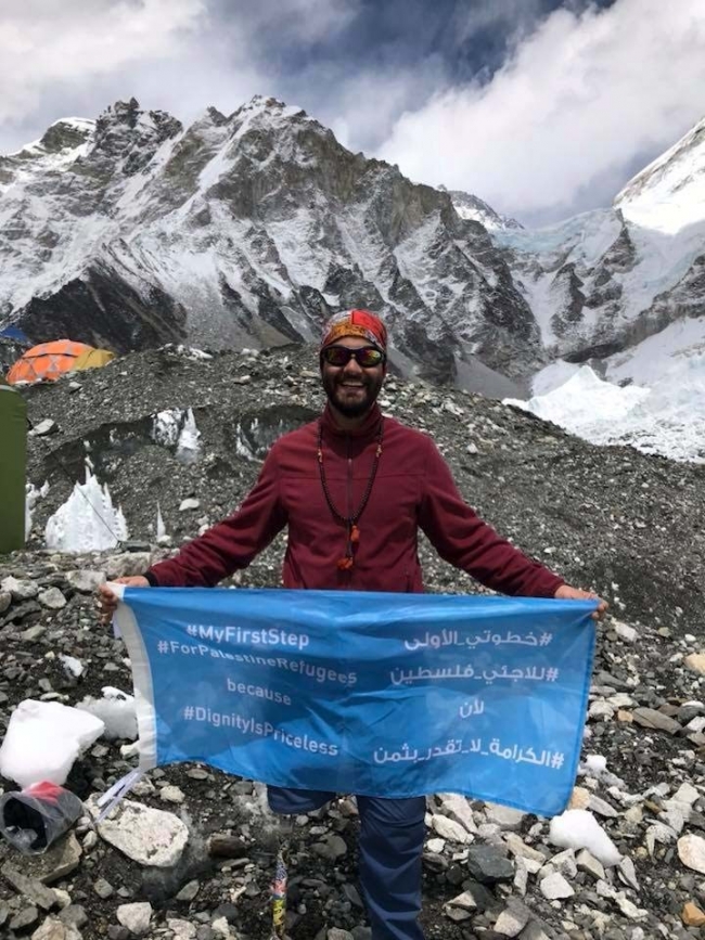 Filistinli genç tek bacağıyla Everest’e çıktı