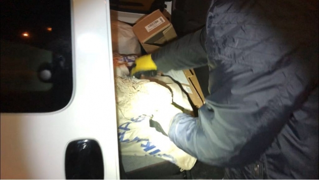 Van'da durdurulan kamyonette 41 kilogram eroin bulundu