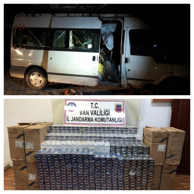 Van’da kaçak sigara operasyonu