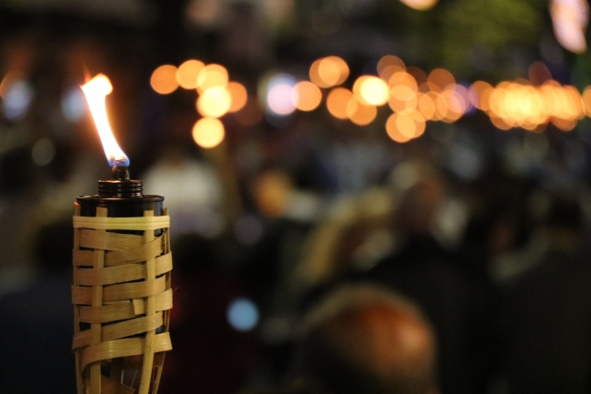 Samsun'da "Fener Alayı ve Gençlik Festivali Yürüyüşü" düzenlendi