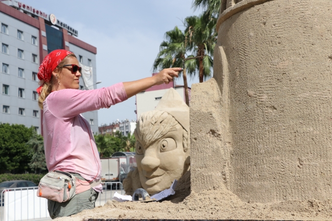 Kumdan heykeller 5 Haziran'da görücüye çıkacak