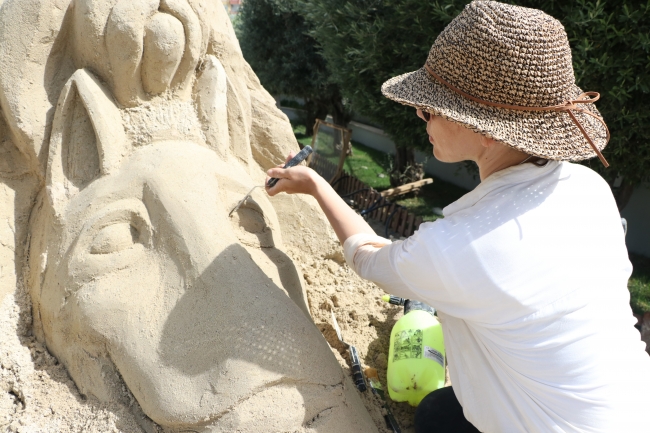 Kumdan heykeller 5 Haziran'da görücüye çıkacak