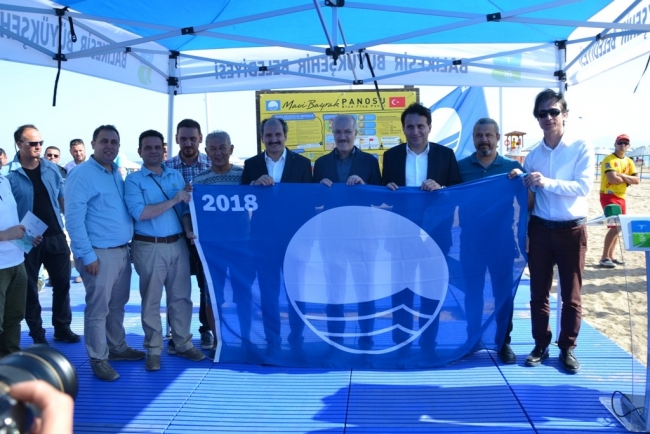 Balıkesir'in 5 plajına mavi bayrak