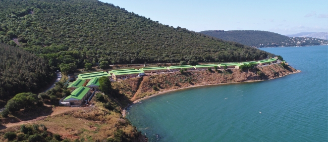 Büyükada'daki "Fayton Park" havadan görüntülendi