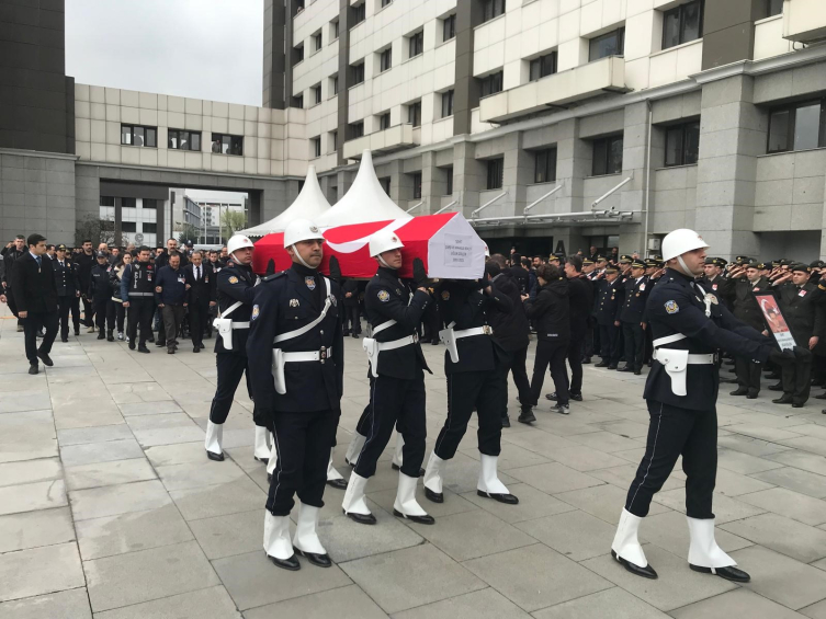 Şehit bekçi Uğur Gölçek için tören düzenlendi