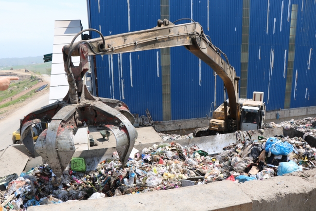 Samsun'da çöpler 23 bin konutu aydınlatıyor