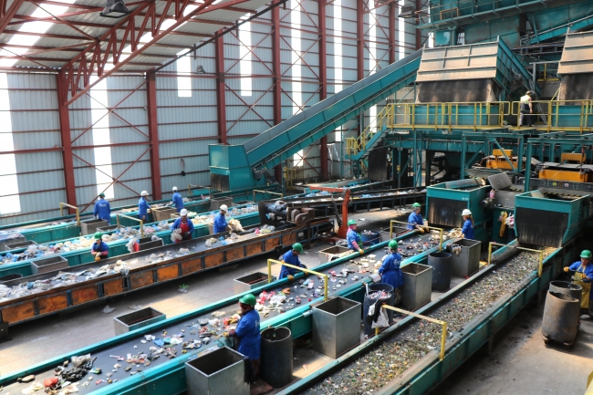 Samsun'da çöpler 23 bin konutu aydınlatıyor