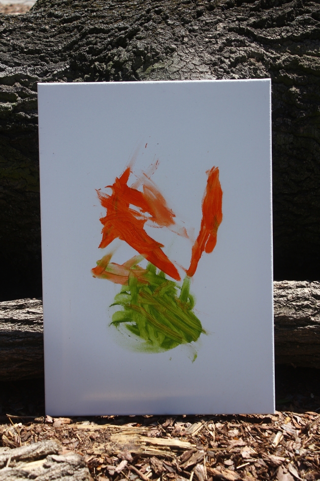 Sanatçı ruhlu Şempanze Lucy'nin resimleri açık artırmayla satışa sunulacak