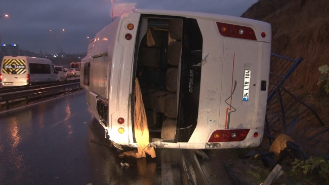 İstanbul’da yağmur kazaları da beraberinde getirdi