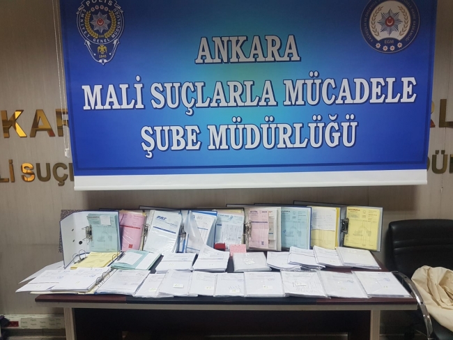 Ankara'da sahte fatura operasyonu