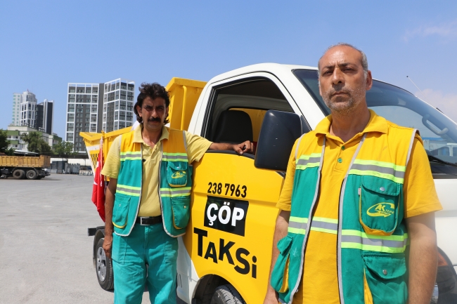 Mersin Akdeniz Belediyesi'nden 'Çöp Taksi' uygulaması