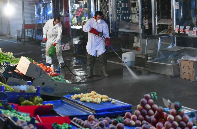 Ankara'da ekiplerden detaylı temizlik
