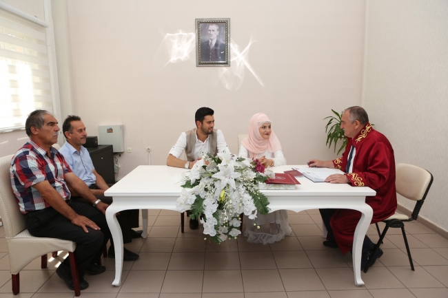 Nikah dairelerinde "08.08.2018" yoğunluğu