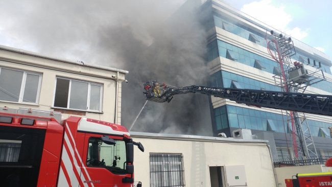 İstanbul Avcılar'da tekstil atölyesinde yangın
