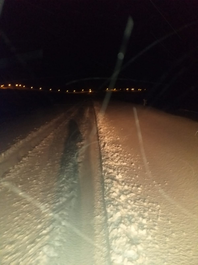 Van Erciş'e ilk kar düştü