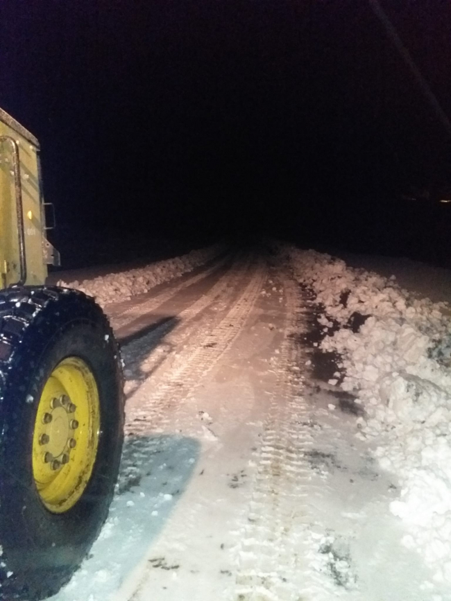 Van Erciş'e ilk kar düştü
