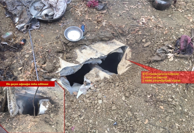 Teröristlerin tuzakladığı 5 el yapımı patlayıcı imha edildi