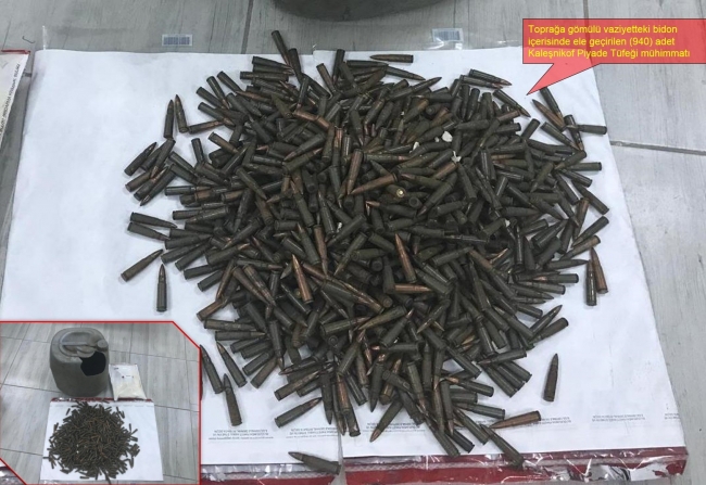 Teröristlerin tuzakladığı 5 el yapımı patlayıcı imha edildi