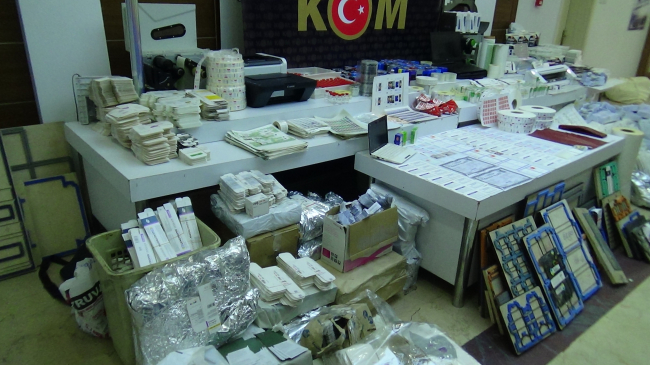 İstanbul'da sahtecilik operasyonu