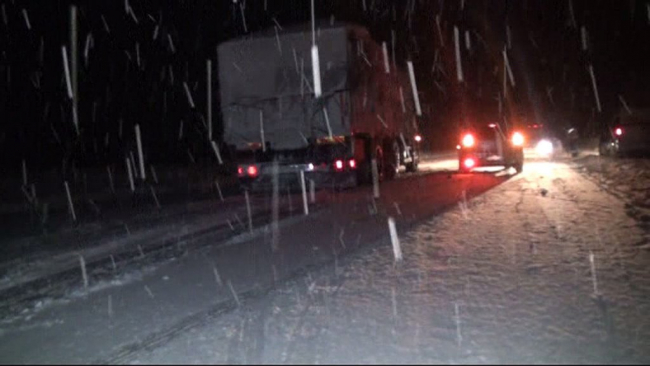 Antalya-Konya yolu tır geçişine kapatıldı