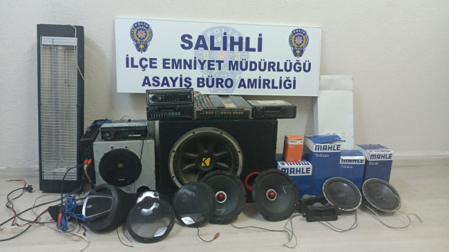 Manisa’da 4 araçtan hırsızlık yapan kişi tutuklandı
