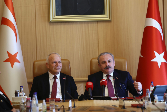 TBMM Başkanı Şentop: KKTC'nin eşit statüsü tescil edilmeden müzakereler başlayamaz